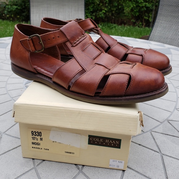 Cole Haan Country Mogi Leather Sandals 